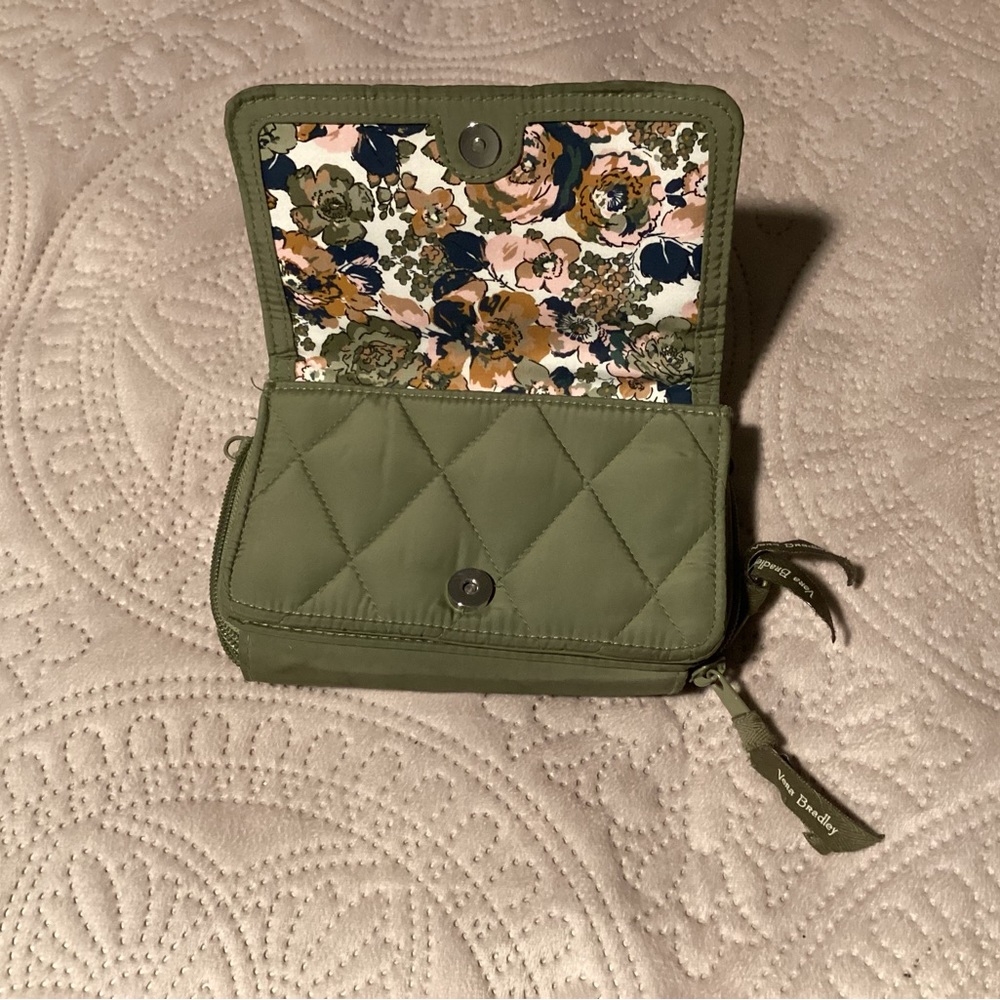Vera Bradley Green wallet